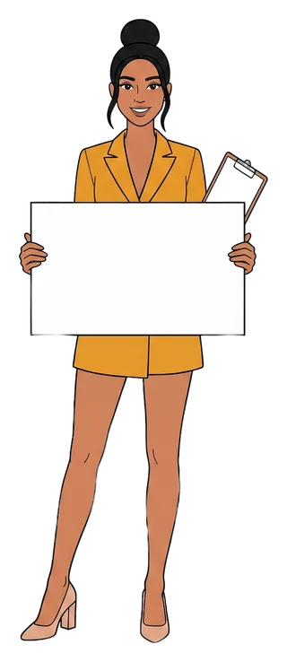 Anika Sethi, the drawn host, holds up a board with one figure for Great Blue Heron Casino & Hotel. Her board reads: 116 rooms.